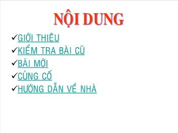 Bài giảng Tiết 22: Phương trình hóa học (tiết 38)