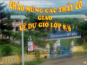 Bài giảng Tiết 23: Phương trình hoá học (tiết 42)