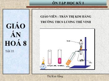 Bài giảng Tiết 35: Ôn tập học kì I (tiết 1)