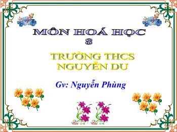 Bài giảng Tiết 39: Sự oxi hóa. Phản ứng hóa hợp. Ứng dụng oxi (tiếp)