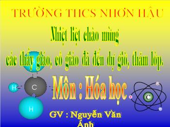 Bài giảng Bài 13 : Phản ứng hóa học (tiết 25)