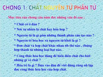 Bài giảng Bài 2: Chất (tiết 7)