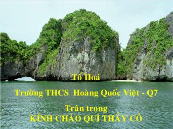 Bài giảng Bài 22 : Tính theo phương trình hoá học (tiết 8)