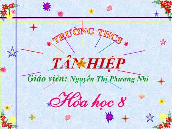 Bài giảng Bài 32 - Tiết 49: Phản ứng oxi hóa - Khử (tiết 26)