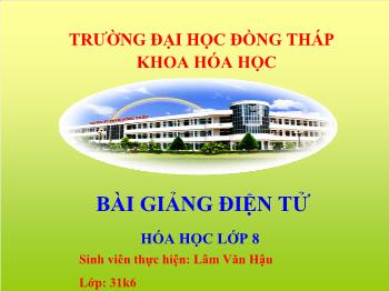 Bài giảng Bài 36: Nước (tiết 57)