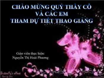 Bài giảng Bài 42: Nồng độ dung dịch (tiết 1)