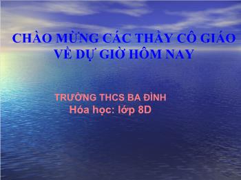 Bài giảng Bài 8: Tiết 11: Bài Luyện tập 1