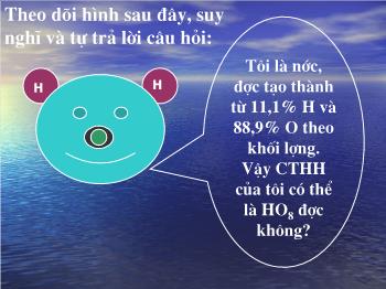 Bài giảng Bài giảng Tiết 54: Nước (tiết 13)