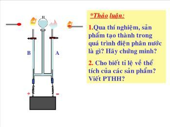 Bài giảng Nước (tiết 42)