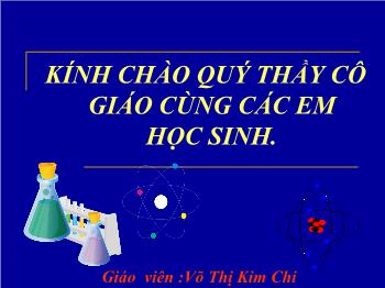 Bài giảng Tiết 18: Phản ứng hóa học (tiết 57)