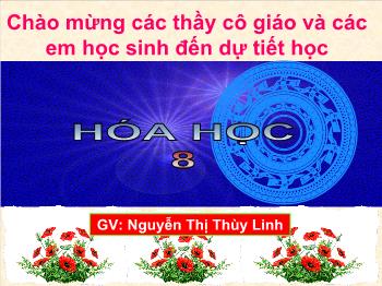 Bài giảng Tiết 21: Định luật bảo toàn khối lượng (tiết 37)