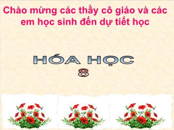 Bài giảng Tiết 21: Định luật bảo toàn khối lượng (tiết 66)