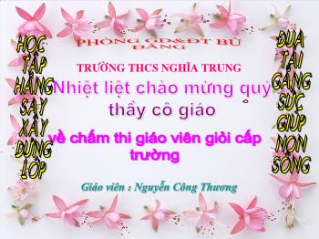 Bài giảng Tiết 22 - Bài 16: Phương trình hoá học ( tiết 28 )