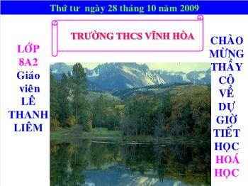 Bài giảng Tiết 22 - Bài 16: Phương trình hoá học (tiết 4)