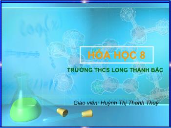 Bài giảng Tiết 22: Phương trình hóa học (tiết 21)