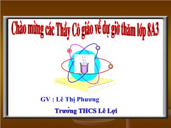 Bài giảng Tiết 24 : Bài luyện tập 3