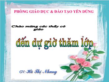 Bài giảng Tiết 26 - Bài 18: Mol (tiết 36)