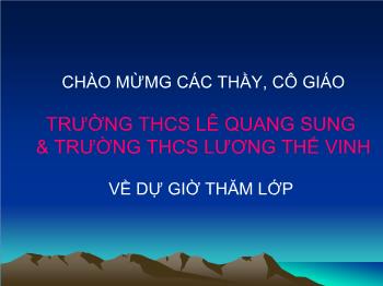 Bài giảng Tiết 28: Chuyển đổi giữa khối lượng, thể tích và lượng chất (tiết 3)