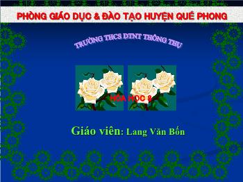 Bài giảng Tiết 38: Tính chất của oxi