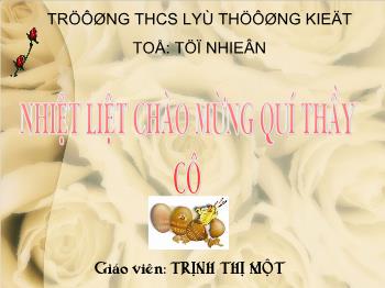 Bài giảng Tiết 49: Phản ứng oxi hóa - Khử (Tiết 22)