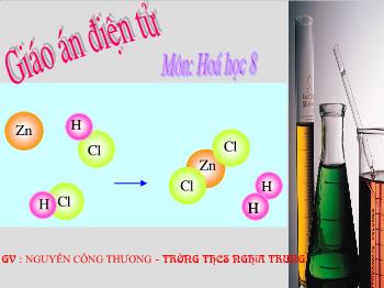 Bài giảng Tiết 5: Nguyên tử (tiết 9)