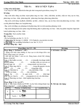 Bài giảng Tiết 51: Bài luyện tập 6 (tiết 8)