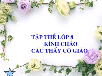 Bài giảng Tiết 54, 55: Nước (tiếp)