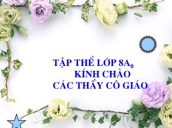 Bài giảng Tiết 54 : Nước (tiết 11)