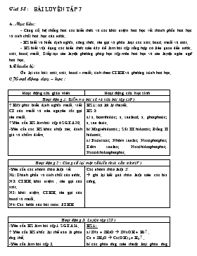 Bài giảng Tiet 58 : Bài luyện tập 7 (tiết 7)