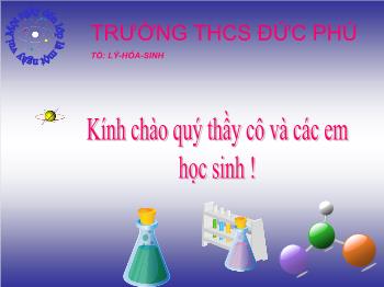 Bài giảng Tiết 62: Nồng độ dung dịch (tiết 1)