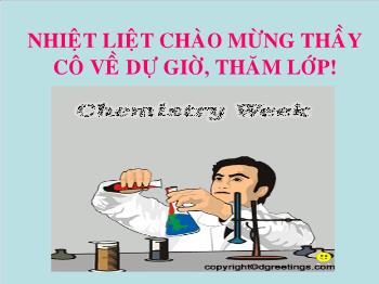 Bài giảng Tiết: 64: Nồng độ dung dịch (tiết 11)