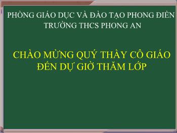 Chuyên đề Dung dịch (tiết 10)