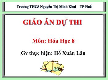 Bài giảng Tiết 43 - Bài 28 : Không khí - sự cháy (tiết 10)