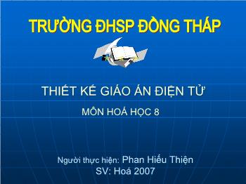 Bài giảng Tiết 49 - Bài 31: Tính chất - Ứng dụng của hiđro (tiếp)