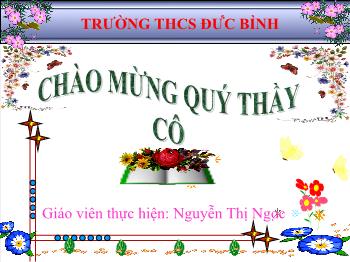 Bài giảng Tiết 49 : Điều chế khí hiđrô – phản ứng thế (tiết 1)