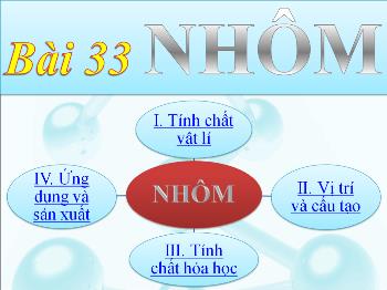 Bài giảng Hóa học - Bài 33: Nhôm