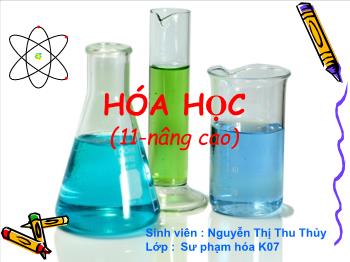 Hóa học (lớp 11 - Nâng cao)