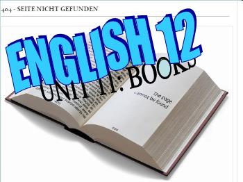 Bài giảng môn Tiếng Anh - Unit 11: Books