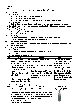 Giáo án Hình học 12 - Chương II - §2: Khái niệm mặt tròn xoay