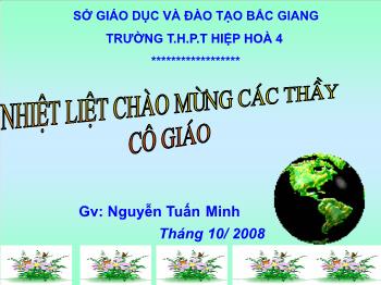 Bài giảng Giải tích 12 tiết 20: Lũy thừa