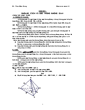 Giáo án tự chọn 12 Hình học - GV: Trần Minh Hùng