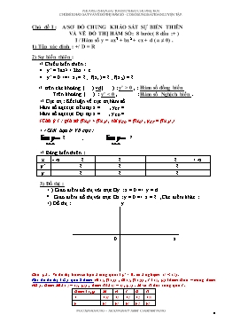 Phương pháp giải toán 12 theo chuẩn KTKN chủ đề Khảo sát và vẽ đồ thị hàm số - Có bổ sung bài toán luyện tập