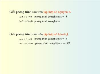 Bài giảng Giải tích khối 12: Số phức