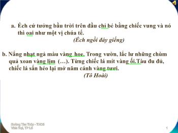 Bài giảng Tiết 61 - Tiếng Việt: Tính từ và cụm tính từ