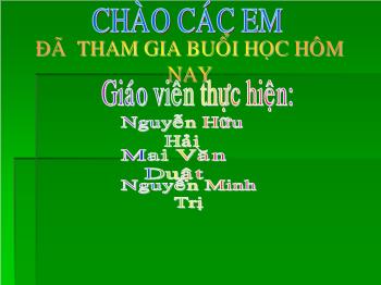 Bài giảng Đại số 11 tiết 66 §2: Quy tắc tính đạo hàm